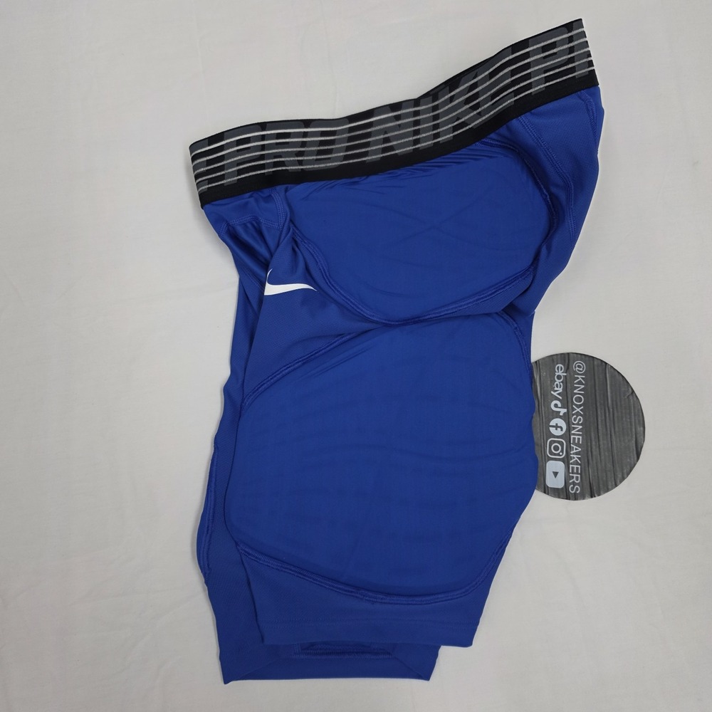 Nike Pro Hyperstrong NBA Padded Compression Shorts Blue 881966-403 Men's Large